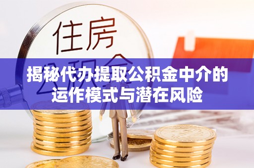 麻江揭秘代办提取公积金中介的运作模式与潜在风险