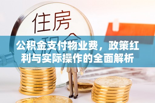 麻江公积金支付物业费，政策红利与实际操作的全面解析
