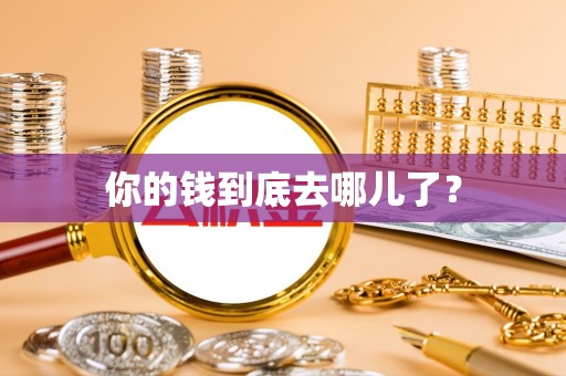 麻江你的钱到底去哪儿了？