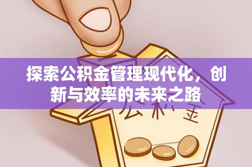 麻江探索公积金管理现代化，创新与效率的未来之路
