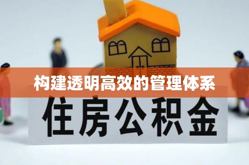 麻江构建透明高效的管理体系