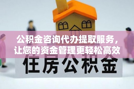 麻江公积金咨询代办提取服务，让您的资金管理更轻松高效