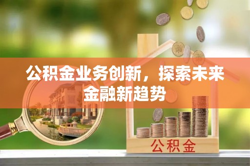 麻江公积金业务创新，探索未来金融新趋势
