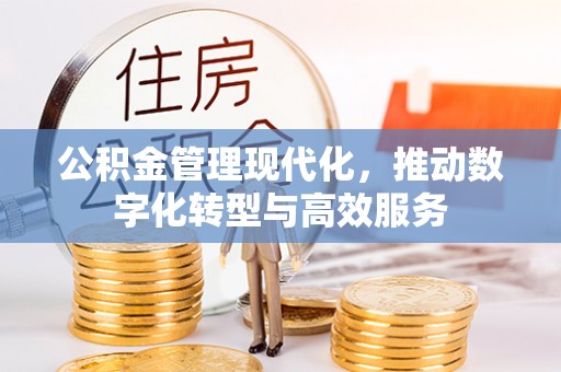 麻江公积金管理现代化，推动数字化转型与高效服务