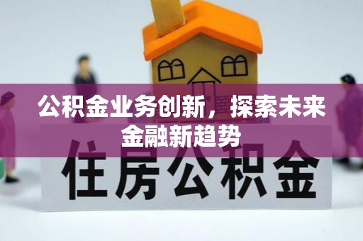 麻江公积金业务创新，探索未来金融新趋势