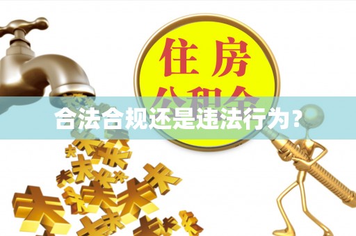 麻江合法合规还是违法行为？
