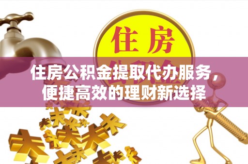 麻江住房公积金提取代办服务，便捷高效的理财新选择