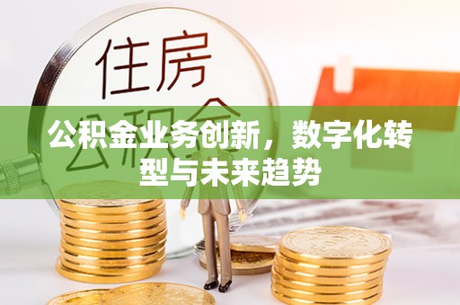 麻江公积金业务创新，数字化转型与未来趋势