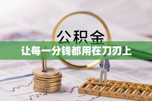 麻江让每一分钱都用在刀刃上