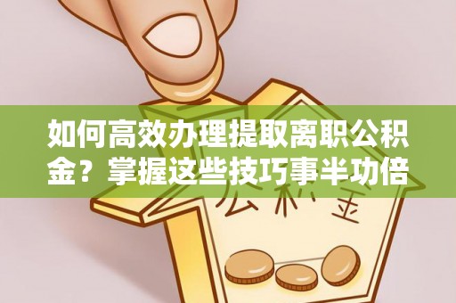 麻江如何高效办理提取离职公积金？掌握这些技巧事半功倍