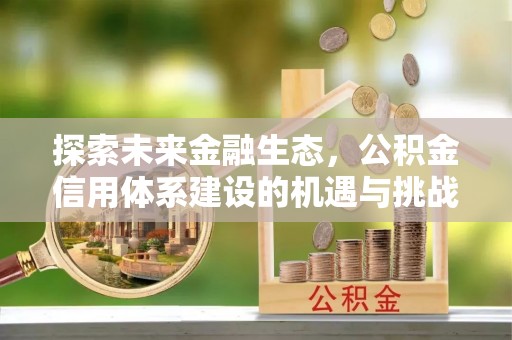 麻江探索未来金融生态，公积金信用体系建设的机遇与挑战