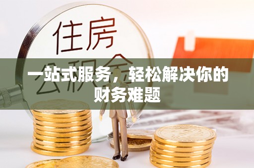 麻江一站式服务，轻松解决你的财务难题