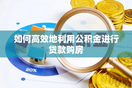 麻江如何高效地利用公积金进行贷款购房