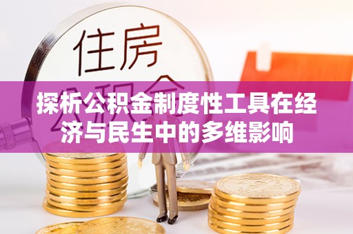 麻江探析公积金制度性工具在经济与民生中的多维影响