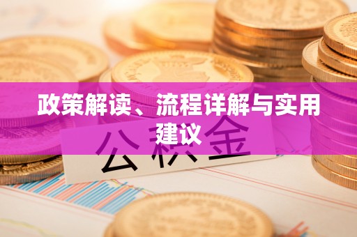 麻江政策解读、流程详解与实用建议